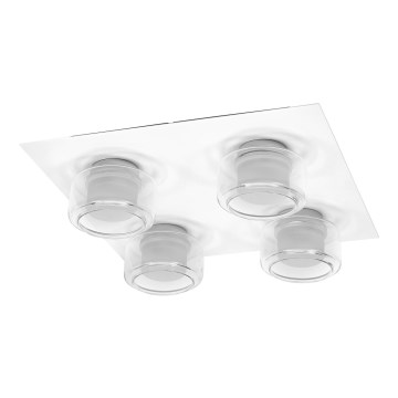 Ledvance - LED Kopalniška stropna svetilka ORBIS FLAME 4xLED/5,5W/230V 3000/4000K IP44 bela