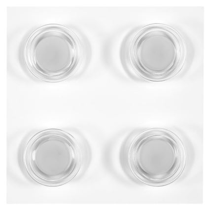 Ledvance - LED Kopalniška stropna svetilka ORBIS FLAME 4xLED/5,5W/230V 3000/4000K IP44 bela
