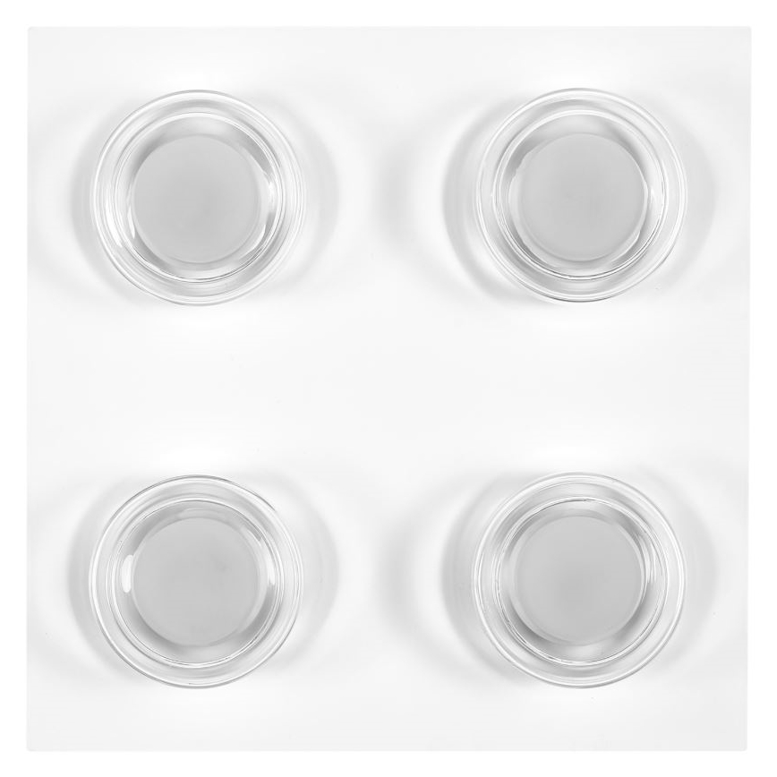 Ledvance - LED Kopalniška stropna svetilka ORBIS FLAME 4xLED/5,5W/230V 3000/4000K IP44 bela