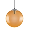 Ledvance - LED Lestenec na vrvici BUBBLE 1xE27/8W/230V oranžna d. 30 cm