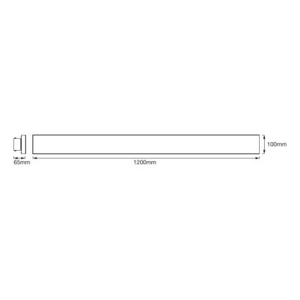 Ledvance - LED Nadgradni panel FRAMELESS LED/35W/230V 3000K