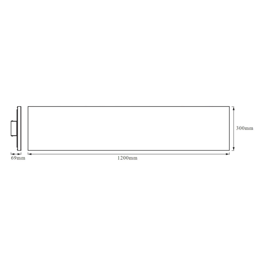 Ledvance - LED Nadgradni panel FRAMELESS LED/40W/230V 3000K