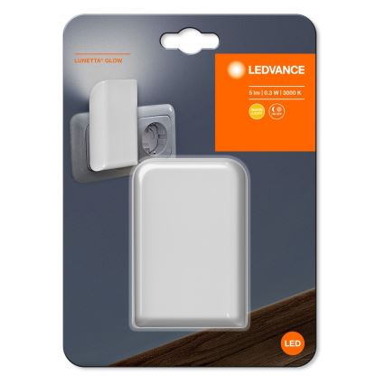 Ledvance - LED Nočna luč s senzorjem LUNETTA LED/0,28W/230V 3000K