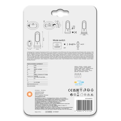 Ledvance - LED Orientacijska svetilka s senzorjem MOBILE LED/0,7W/4xAAA