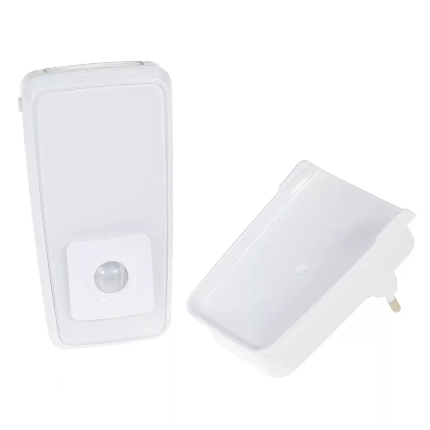 Ledvance - LED Orientacijska svetilka v vtičnico s senzorjem LUNETTA LED/2W/230V