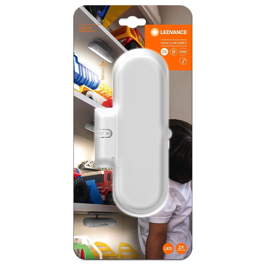 Ledvance - LED Osvetlitev za garnituro s senzorjem MOBILE LED/1,2W/5V 500 mAh 4000K