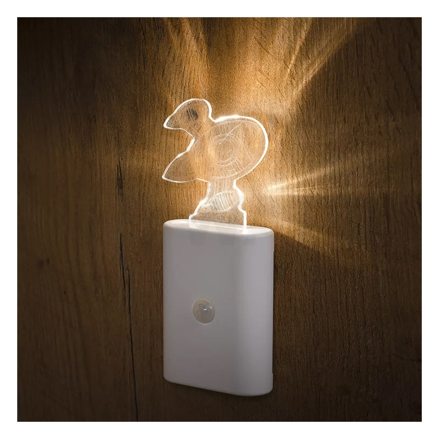 Ledvance - LED Otroška orientacijska svetilka s senzorjem NIGHTLUX LED/0,2W/4,5V