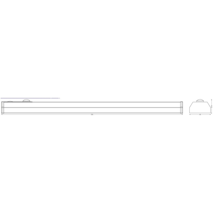 Ledvance - LED Podelementna kuhinjska svetilka s senzorjem MOBILE LED/1W/5V 20 cm