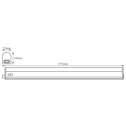 Ledvance - LED Podelementna svetilka BATTEN LED/8W/230V