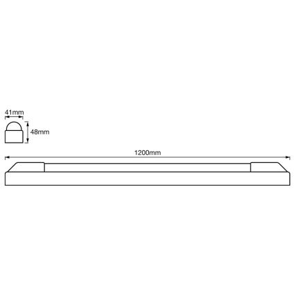 Ledvance - LED Podelementna svetilka POWER BATTEN LED/24W/230V 4000K