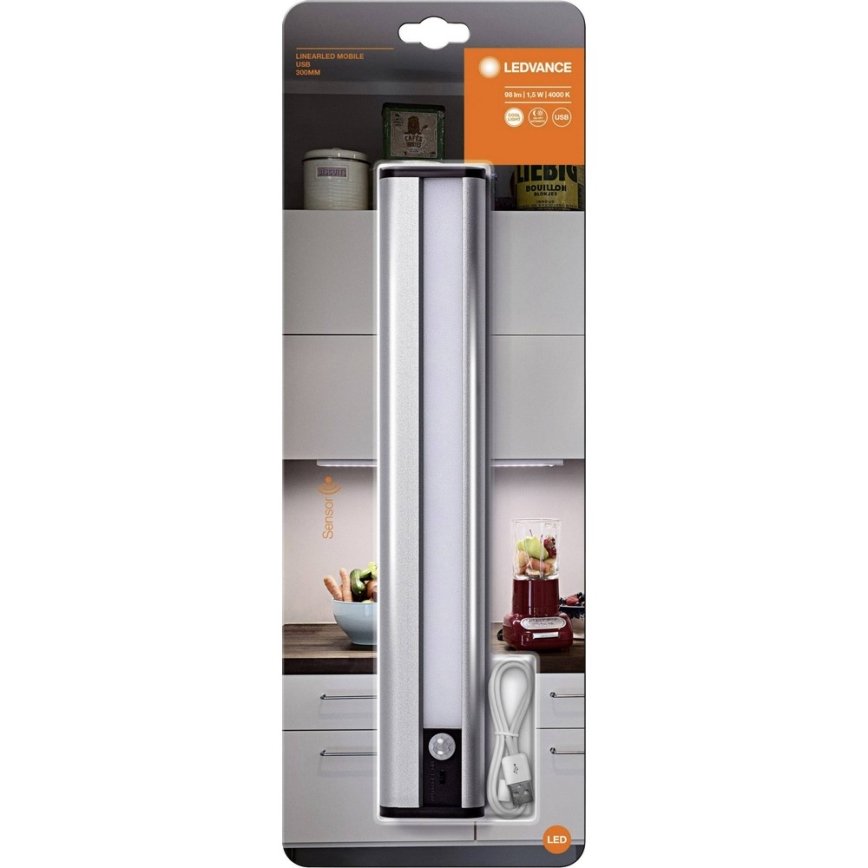 Ledvance - LED Podelementna svetilka s senzorjem MOBILE LED/1,5W/5V 1800 mAh