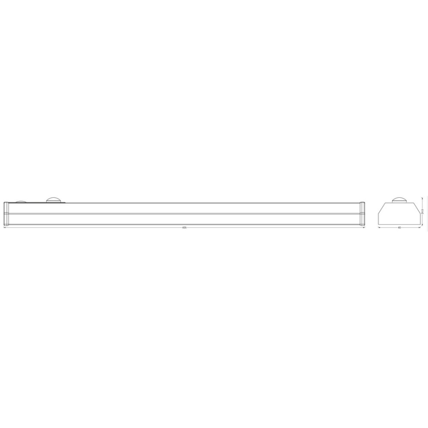 Ledvance - LED Podelementna svetilka s senzorjem MOBILE LED/1W/5V 1000 mAh 4000K 40 cm