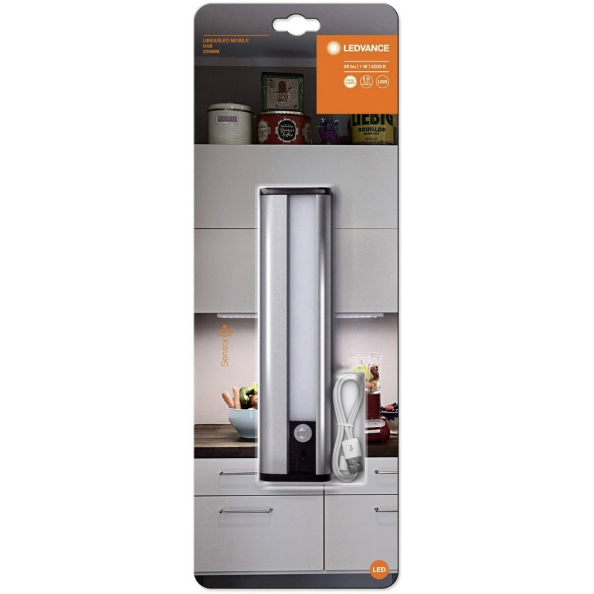 Ledvance - LED Podelementna svetilka s senzorjem MOBILE LED/1W/5V 1800 mAh