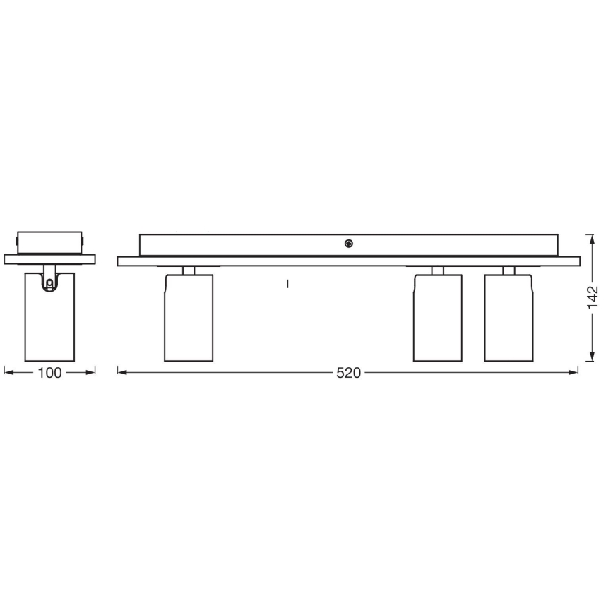 Ledvance - LED Reflektor DECOR MERCURY 3xGU10/3,4W/230V