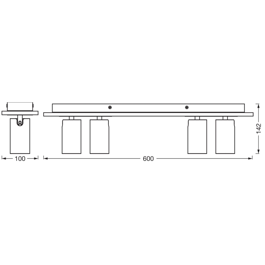 Ledvance - LED Reflektor DECOR MERCURY 4xGU10/3,4W/230V