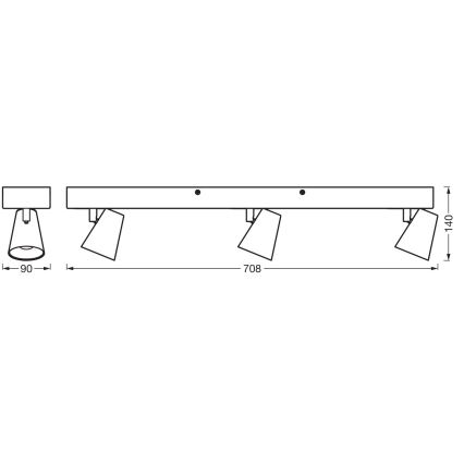 Ledvance - LED Reflektor DECOR NEPTUNE LED/26W/230V