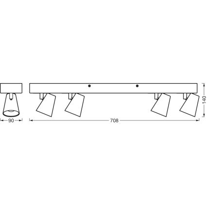 Ledvance - LED Reflektor DECOR NEPTUNE LED/27W/230V