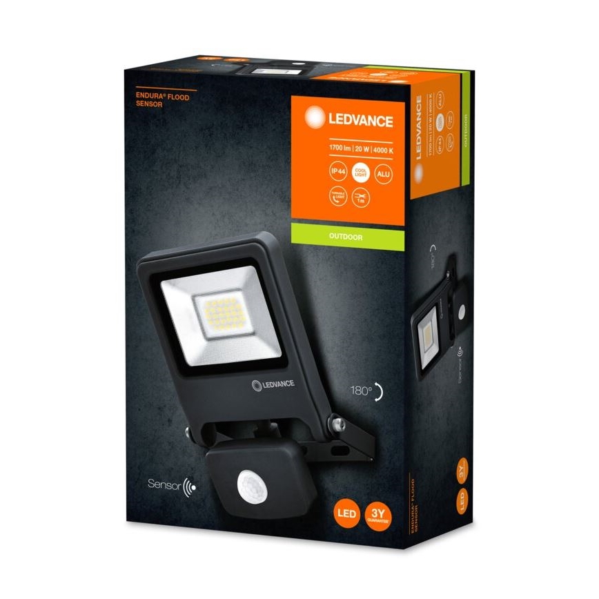 Ledvance - LED Reflektor ENDURA s senzorjem LED/20W/230V IP44