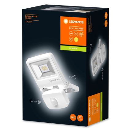 Ledvance - LED Reflektor s senzorjem ENDURA LED/10W/230V IP44