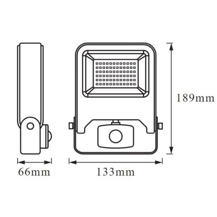 Ledvance - LED Reflektor s senzorjem ENDURA LED/20W/230V IP44