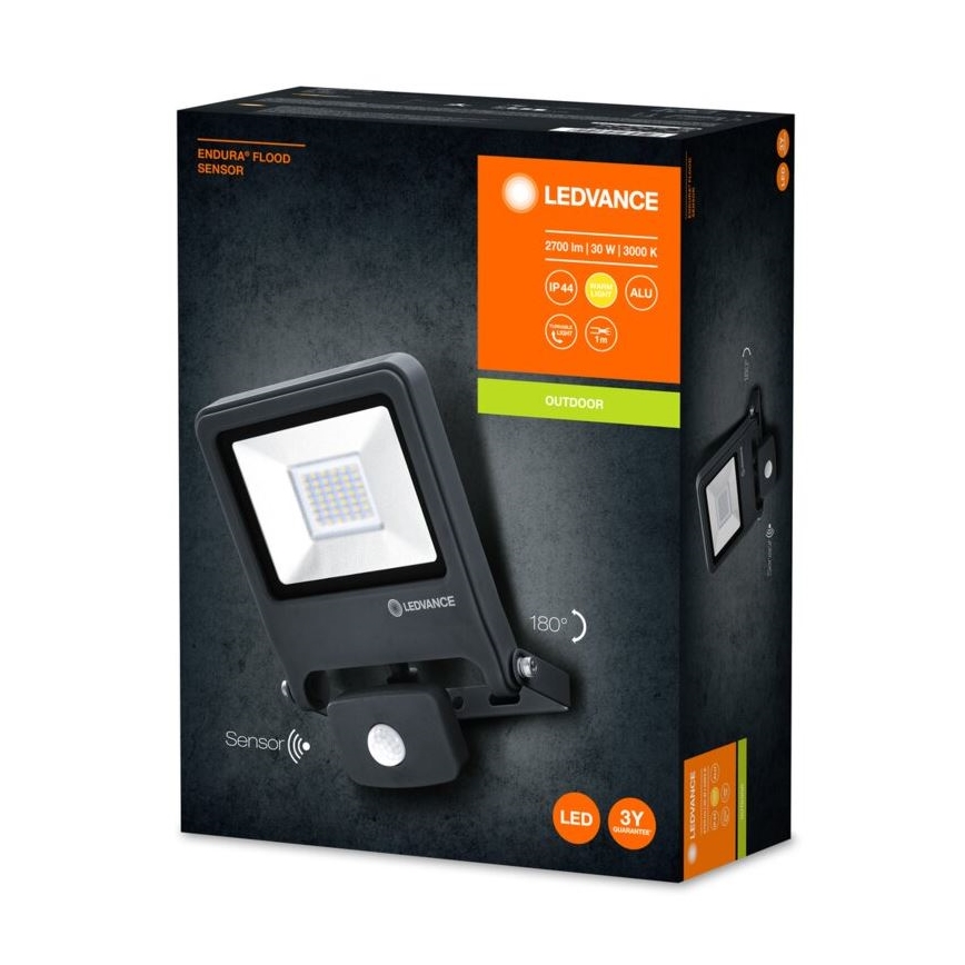 Ledvance - LED Reflektor s senzorjem ENDURA LED/30W/230V IP44
