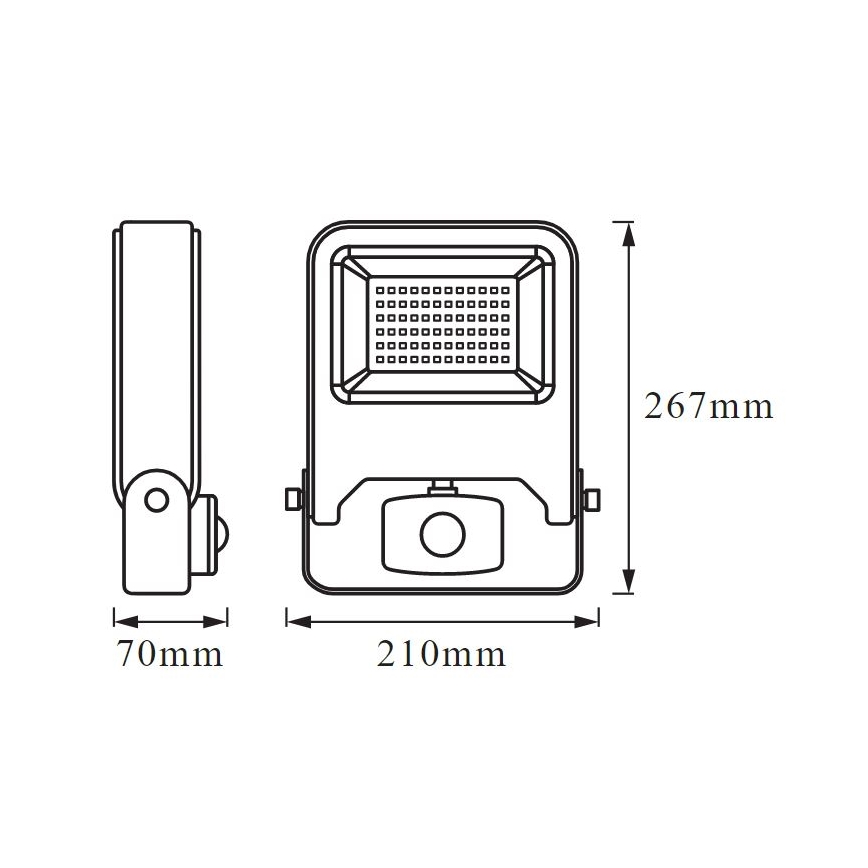 Ledvance - LED Reflektor s senzorjem ENDURA LED/50W/230V IP44