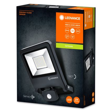 Ledvance - LED Reflektor s senzorjem ENDURA LED/50W/230V IP44