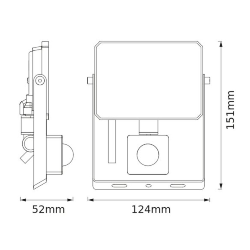Ledvance - LED reflektor s senzorjem gibanja in mraka FLOODLIGHT LED/20W/230V 3000K IP65