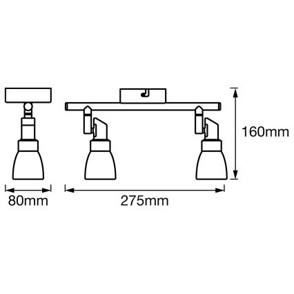 Ledvance - LED Reflektor SPOT 2xG9/2W/230V