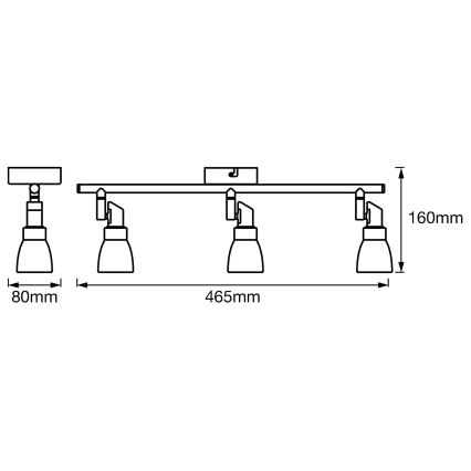 Ledvance - LED Reflektor SPOT 3xG9/2W/230V