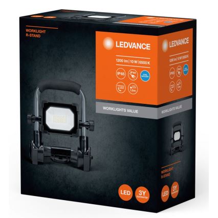 Ledvance - LED Zunanji reflektor WORKLIGHT R-STAND LED/10W/230V 6500K IP65