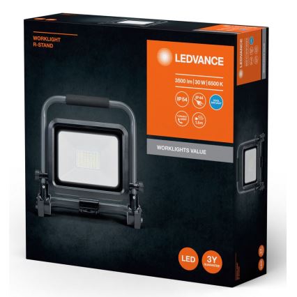 Ledvance - LED Zunanji reflektor WORKLIGHT R-STAND LED/30W/230V 6500K IP54