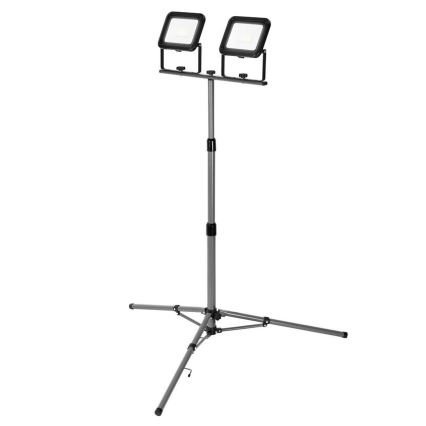 Ledvance - LED Zunanji reflektor z držalom WORKLIGHT TRIPOD 2xLED/30W/230V 6500K IP65