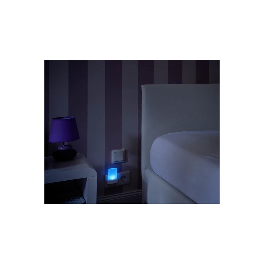 Ledvance - LED RGB Nočna luč s senzorjem LUNETTA LED/0,28W/230V