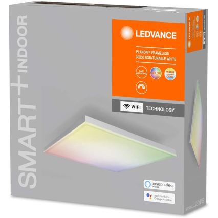 Ledvance - LED RGB+TW Zatemnitvena stropna svetilka SMART+ FRAMELESS LED/20W/230V 3000K-6500K Wi-Fi