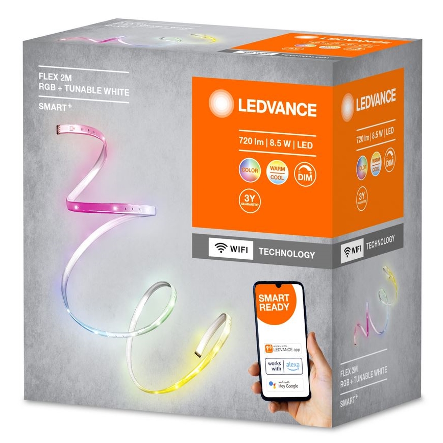 Ledvance - LED RGB+TW Zatemnitveni trak SMART+ FLEX 2m LED/8,5W/230V Wi-Fi