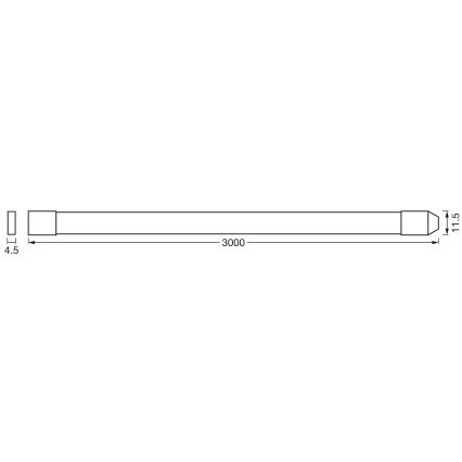 Ledvance - LED RGB+TW Zatemnitveni zunanji trak FLEX 3m LED/12,5W/230V 2700-6500K IP44 Wi-Fi