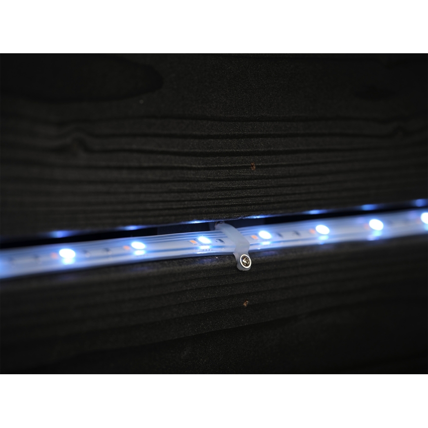 Ledvance - LED RGB zatemljiv sončni trak FLEX MAGIC 3m LED/1,2W/5V + daljinski upravljalnik