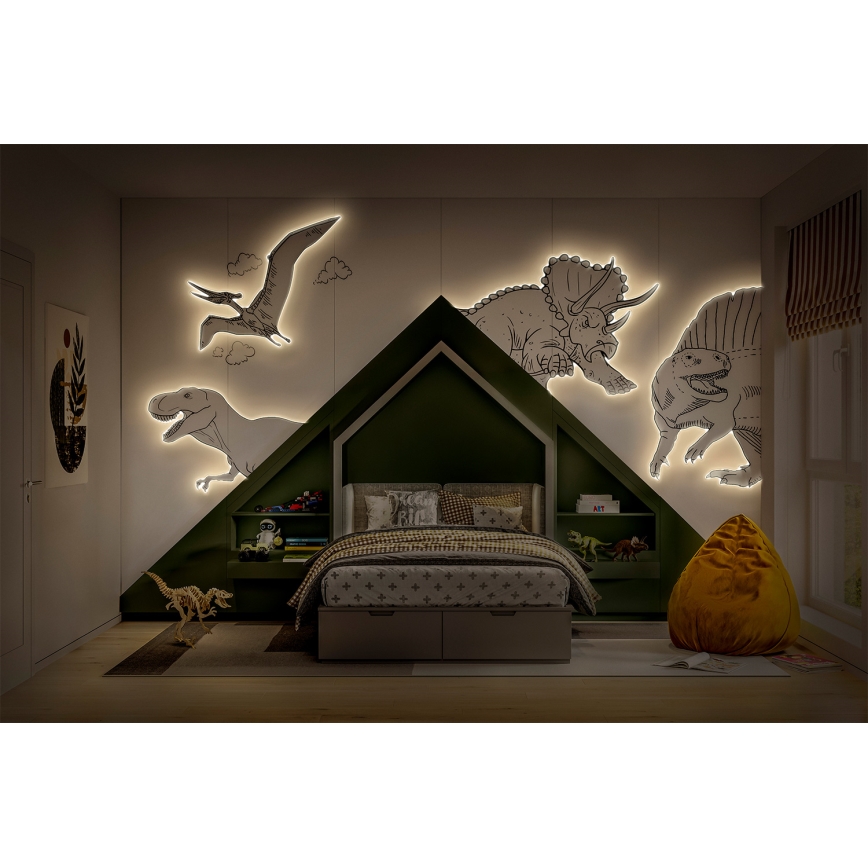 Ledvance - LED RGB zatemljiv trak FLEX 5 m LED/10W/230V + daljinski upravljalnik