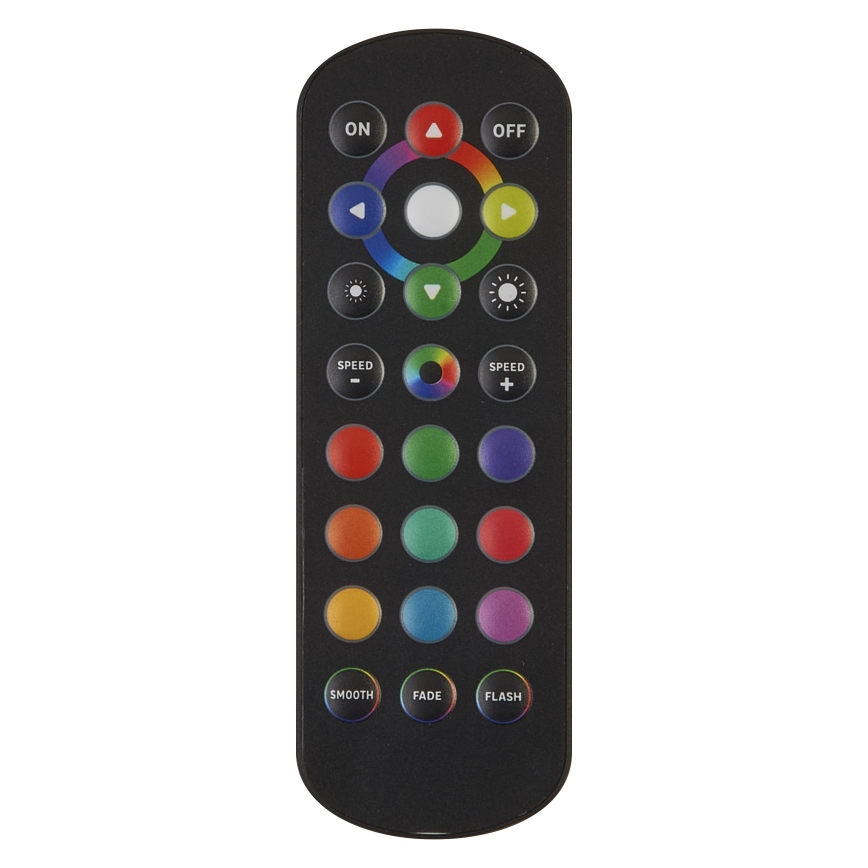 Ledvance - LED RGB zatemljiv trak FLEX 5 m LED/10W/230V + daljinski upravljalnik