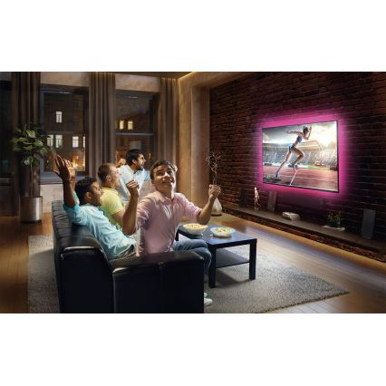 Ledvance - LED RGB zatemnjiv trak FLEX TV MOOD 1m LED/4W/5V + daljinski upravljalnik
