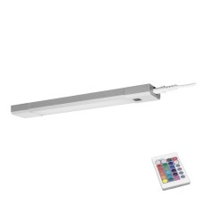Ledvance - LED RGB Zatemnitvena podelementna svetilka SLIM LED/8W/230V + Daljinski upravljalnik