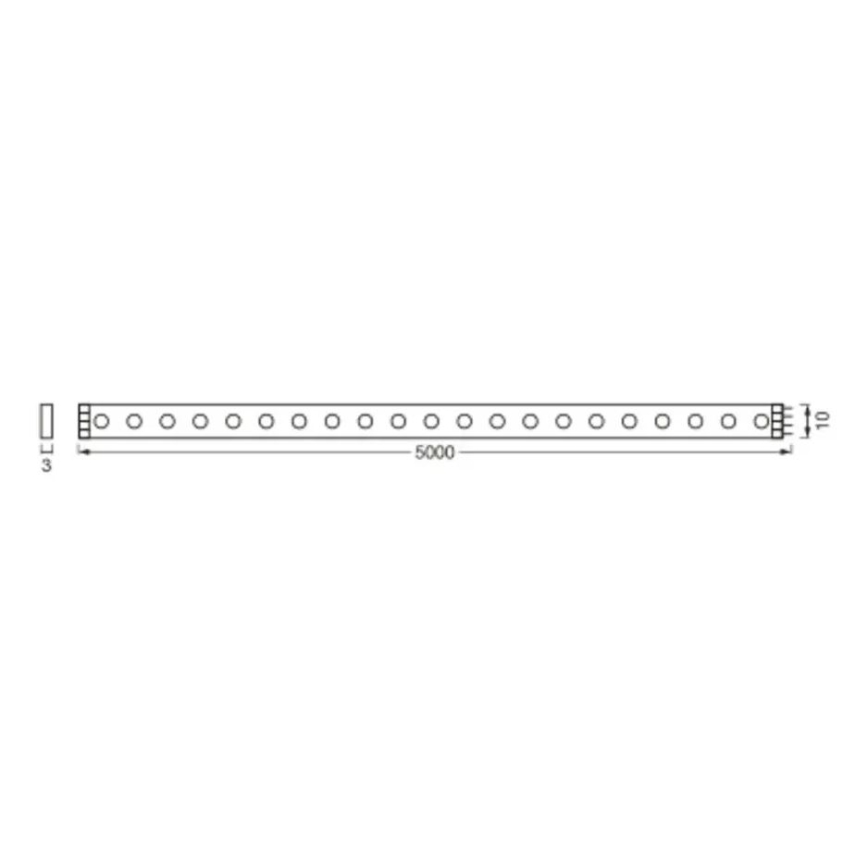Ledvance - LED RGB Zatemnitveni trak FLEX AUDIO 5m LED/20W/230V + Daljinski upravljalnik