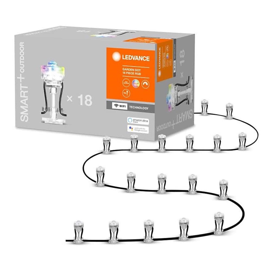 Ledvance - LED RGB Zunanja dekorativna svetilka SMART+ DOT 18xLED/4W/230V IP65 Wi-Fi