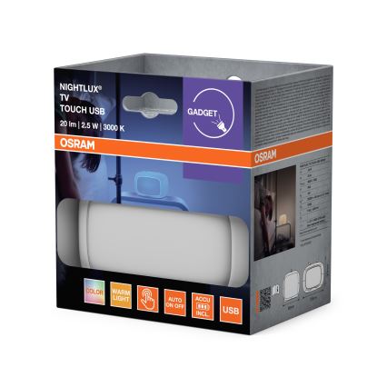 Ledvance - LED RGBW otroška nočna lučka na dotik TOUCH LED/2,5W/5V