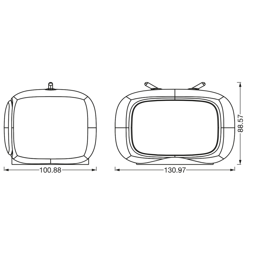 Ledvance - LED RGBW otroška nočna lučka na dotik TOUCH LED/2,5W/5V
