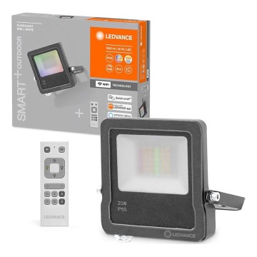 Ledvance - LED RGBW Reflektor FLOODLIGHT LED/20W/230V 3000K IP65 Wi-Fi + daljinski upravljalnik