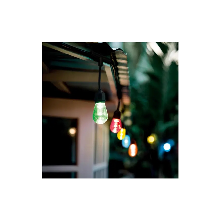 Ledvance - LED RGBW zatemljiv zunanji svetlobni niz SMART+ STRING 12xLED/0,37W/230V IP44 Wi-Fi