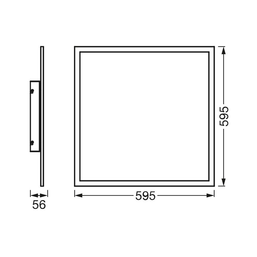 Ledvance - LED RGBW Zatemnitvena plošča SMART+ PLANON LED/40W/230V 3000-6500K Wi-Fi + Daljinski upravljalnik