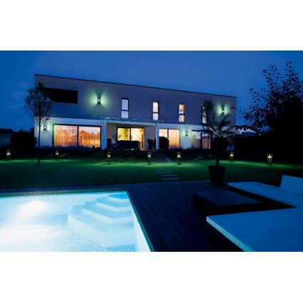 Ledvance - LED RGBW Zatemnitvena solarna stenska svetilka s senzorjem SMART+ ALPS LED/6W/3,7V 2200 mAh 3000K IP44